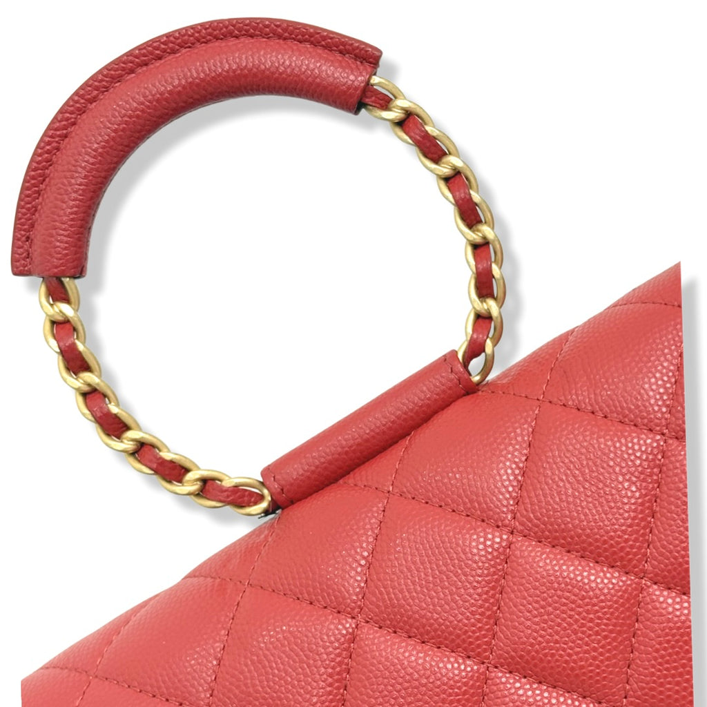 Classique Maxi Flap Wallet On Chain Limited Caviar Red Gold Hardware Series 29