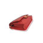 Classique Maxi Flap Wallet On Chain Limited Caviar Red Gold Hardware Series 29