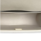 Boy Crescent Messenger Bag White Caviar Gold Hardware Series 31