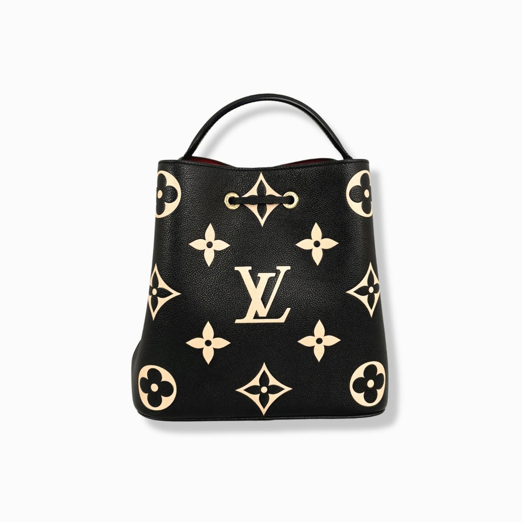 NéoNoé MM Bucket Bag Bicolor Monogram Empreinte Leather