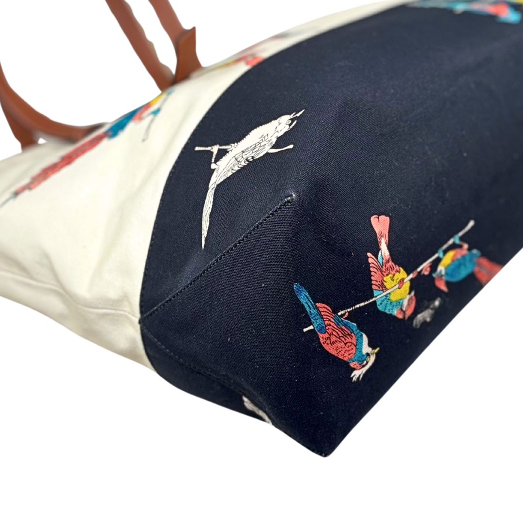 Paula's Ibiza Parrots Canvas Silver Hardware