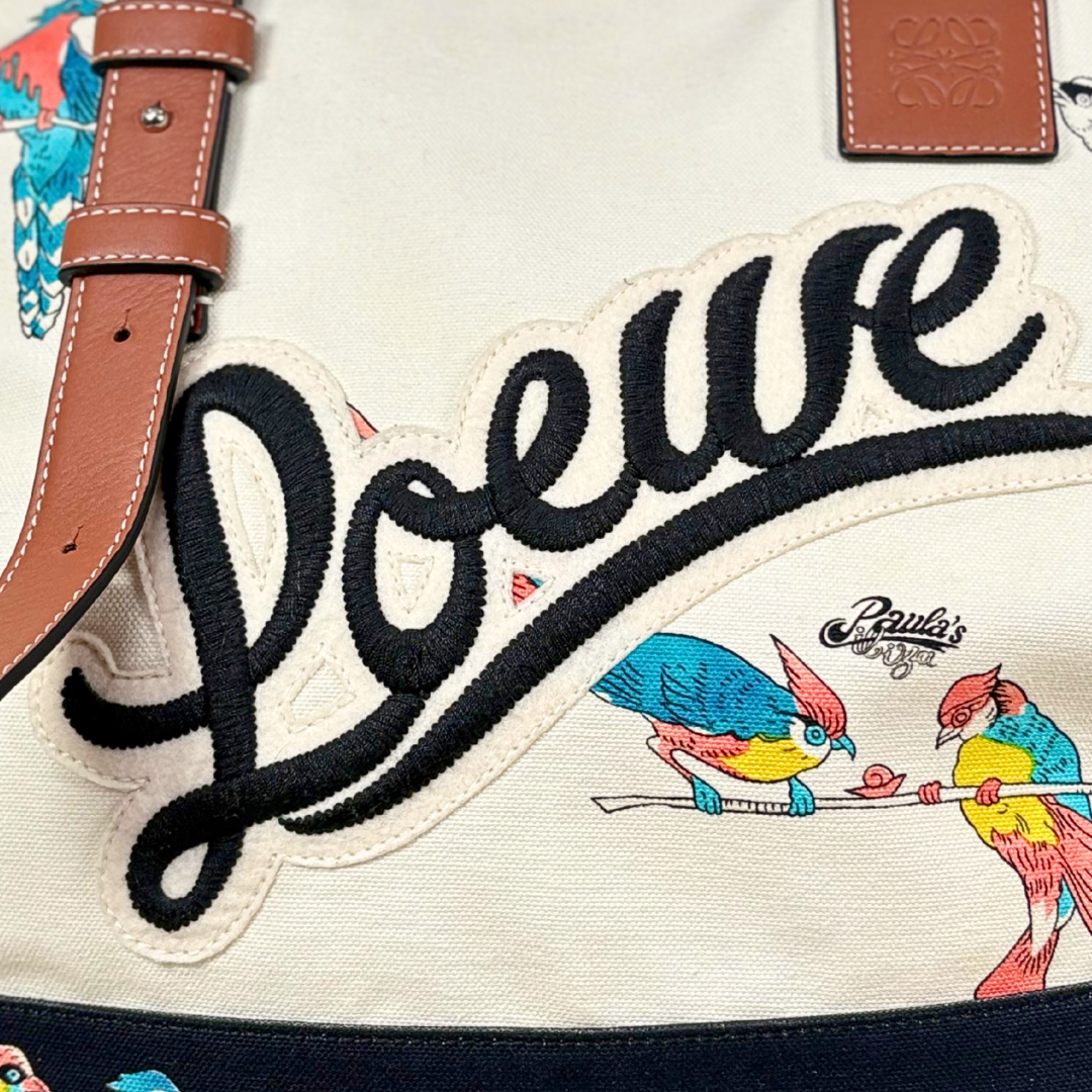 Paula's Ibiza Parrots Canvas Silver Hardware