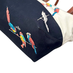 Paula's Ibiza Parrots Canvas Silver Hardware