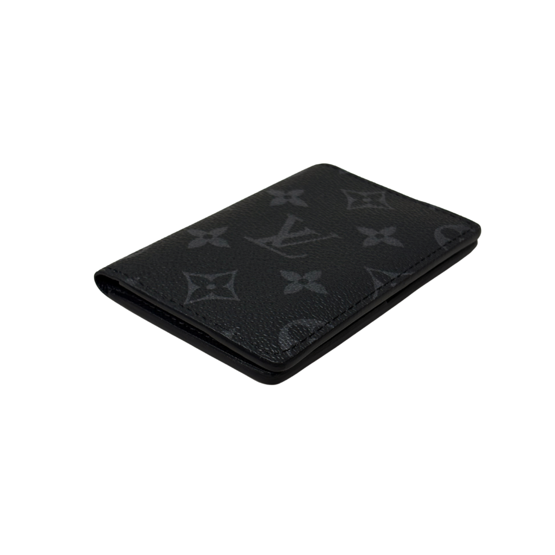 Eclipse Pocket Organizer Black Monogram Canvas