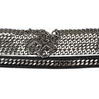 Lady Dior Mini Black Lambskin Leather Silver Hardware
