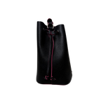 Lock Me Bucket Bag Black/Pink Silver Hardware