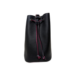 Lock Me Bucket Bag Black/Pink Silver Hardware