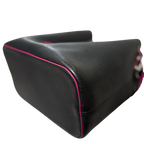 Lock Me Bucket Bag Black/Pink Silver Hardware