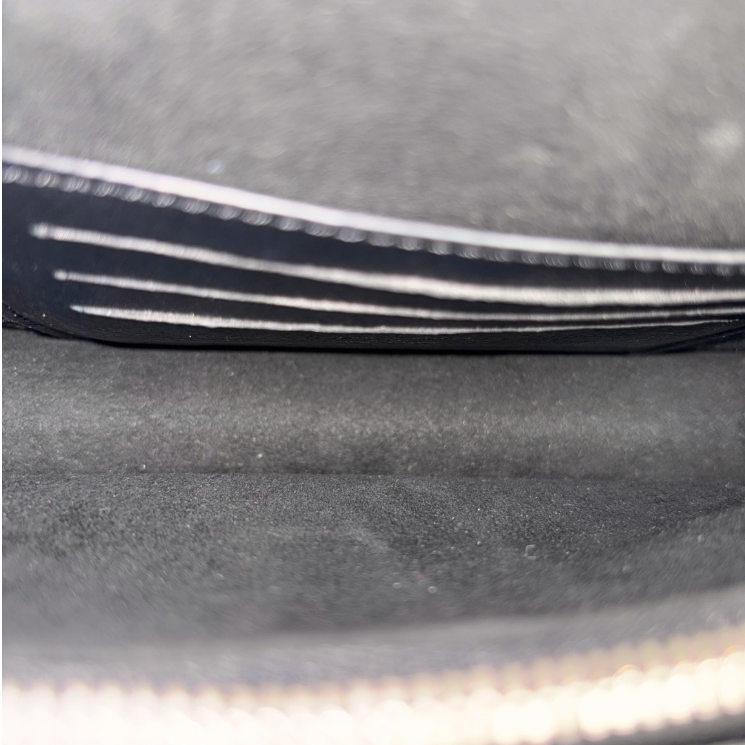 MyLockMe Black Chain Pochette Silver Hardware