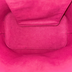 Lock Me Bucket Bag Black/Pink Silver Hardware