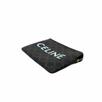 Triomphe Logo Coin and Card Pouch Gold Hardware