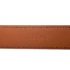 Belt Brown Silver Hardware Size 90/36