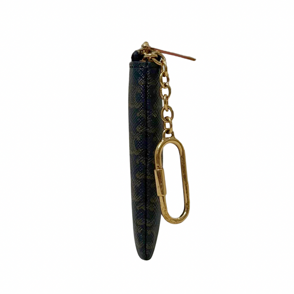 Triomphe Logo Coin and Card Pouch Gold Hardware