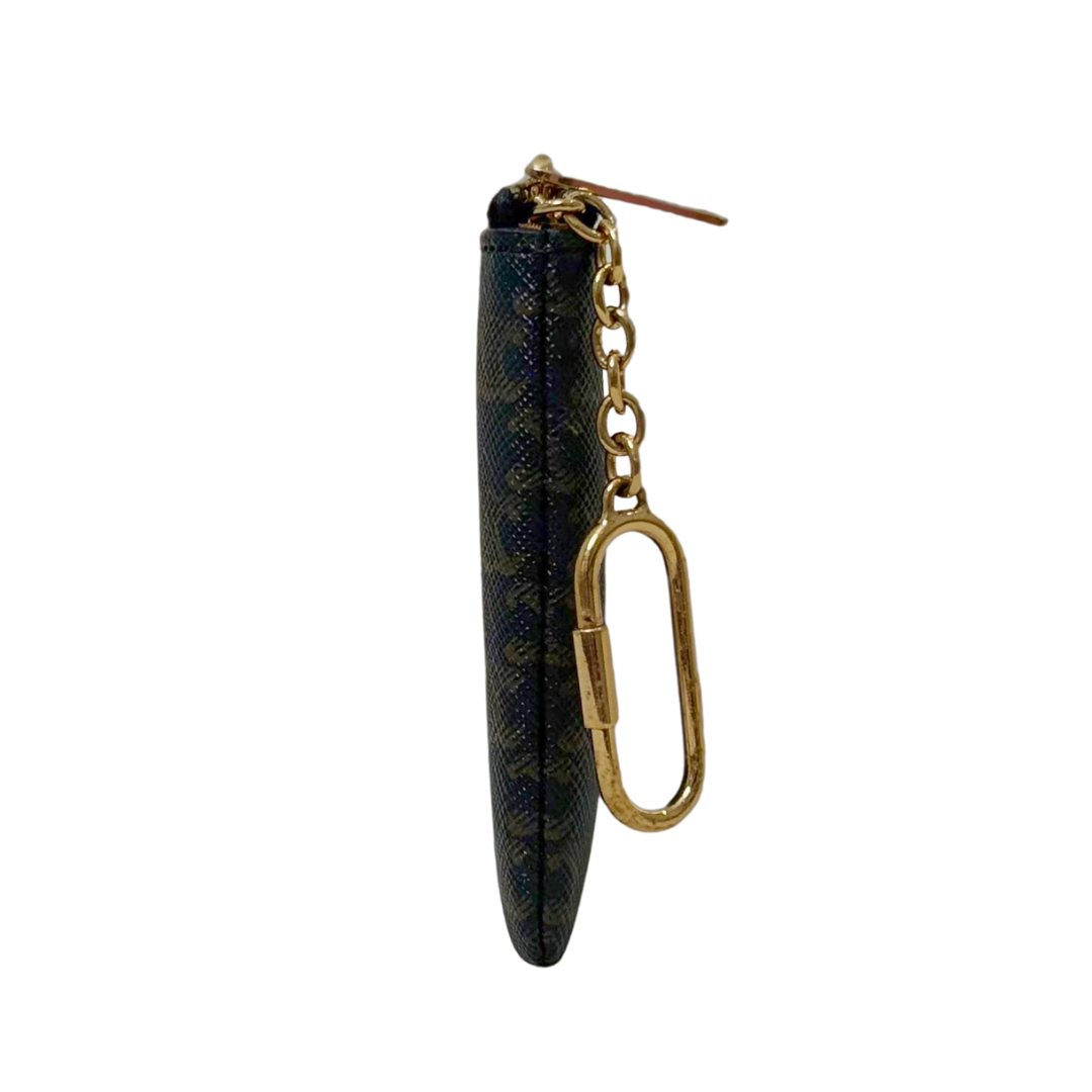 Triomphe Logo Coin and Card Pouch Gold Hardware