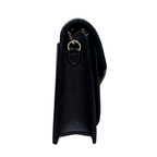 MyLockMe Black Chain Pochette Silver Hardware