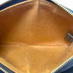 Triomphe Logo Coin and Card Pouch Gold Hardware