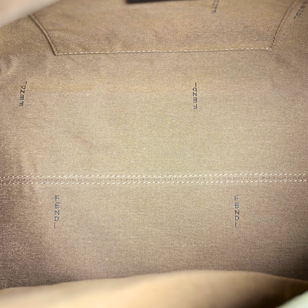 Boston Bag Tobacco Zucca Canvas Brown Silver Hardware