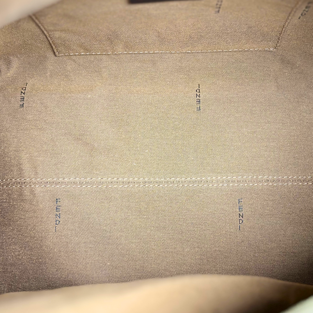 Boston Bag Tobacco Zucca Canvas Brown Silver Hardware
