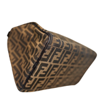 Boston Bag Tobacco Zucca Canvas Brown Silver Hardware
