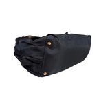 Tessuto Nylon Gaufre Tote Bag Gold Hardware