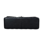 Classic Double Flap Jumbo Black Caviar Leather Silver Hardware Series 26