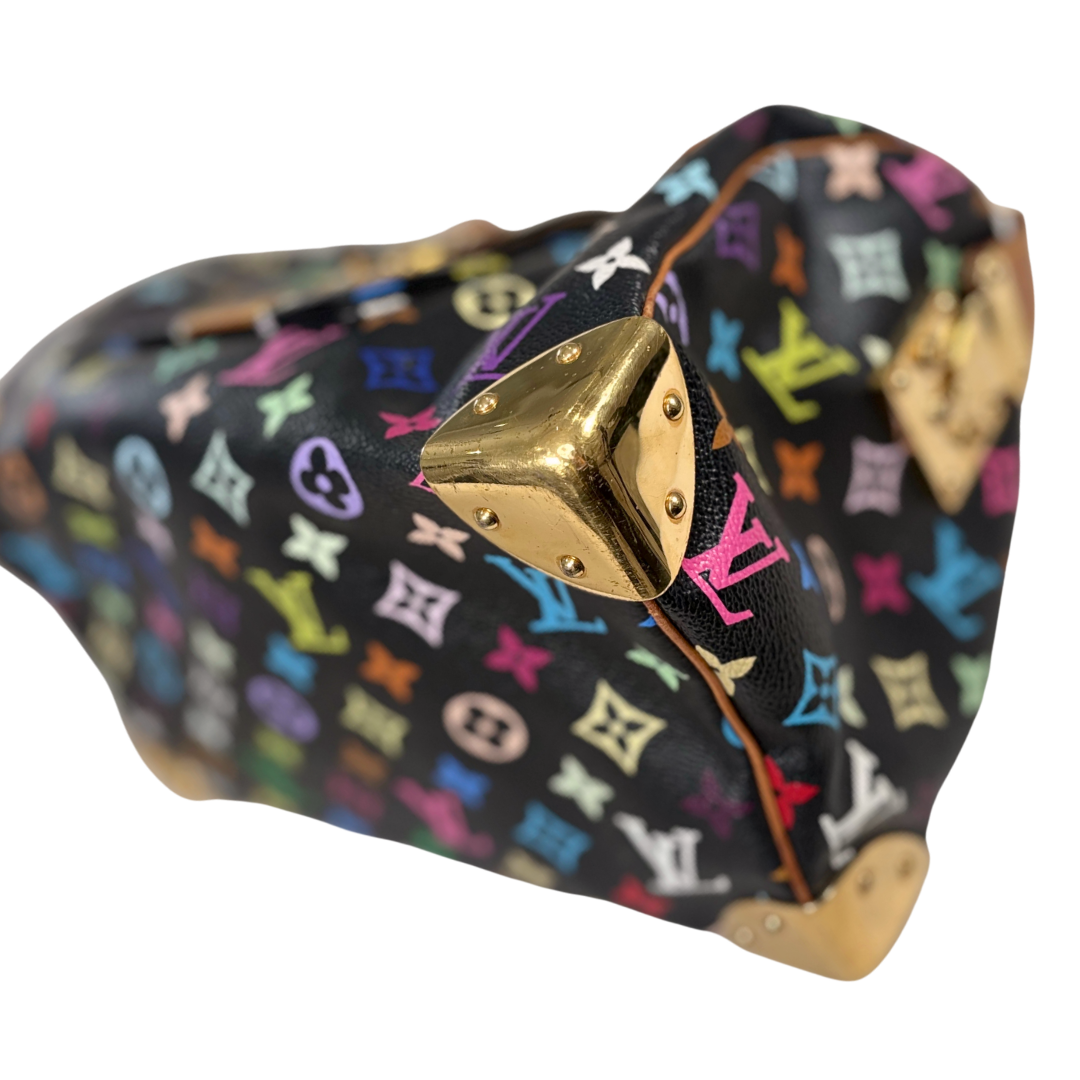 Speedy 30 Takashi Murakami Multicolor Gold Hardware