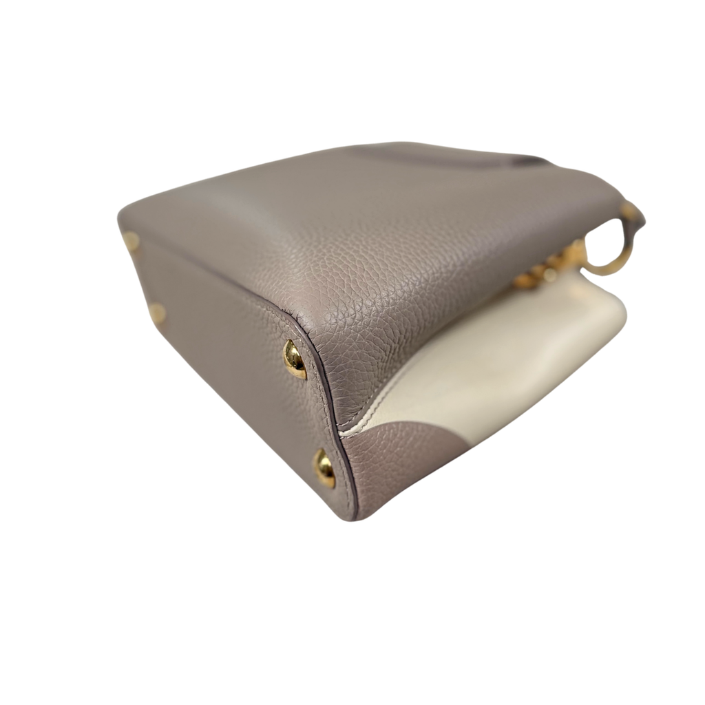 Capucines BB Taurillon Leather Multicolor Gold Hardware