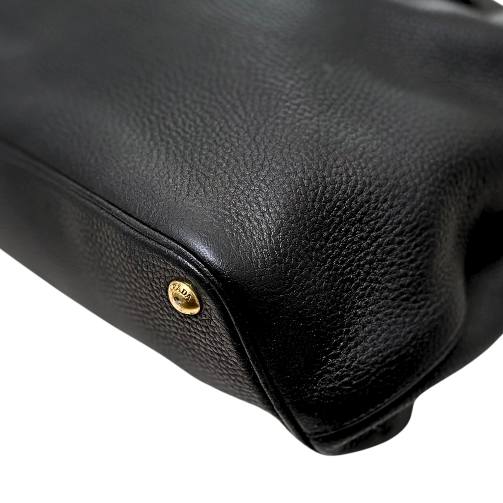 Vitello Daino Tote Bag Gold Hardware