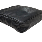 Imprime Messenger Bag Black GG Coated Canvas Silver-Tone Hardware