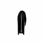 Cassandre Wallet On Chain Small Black Caviar Leather Gold Hardware