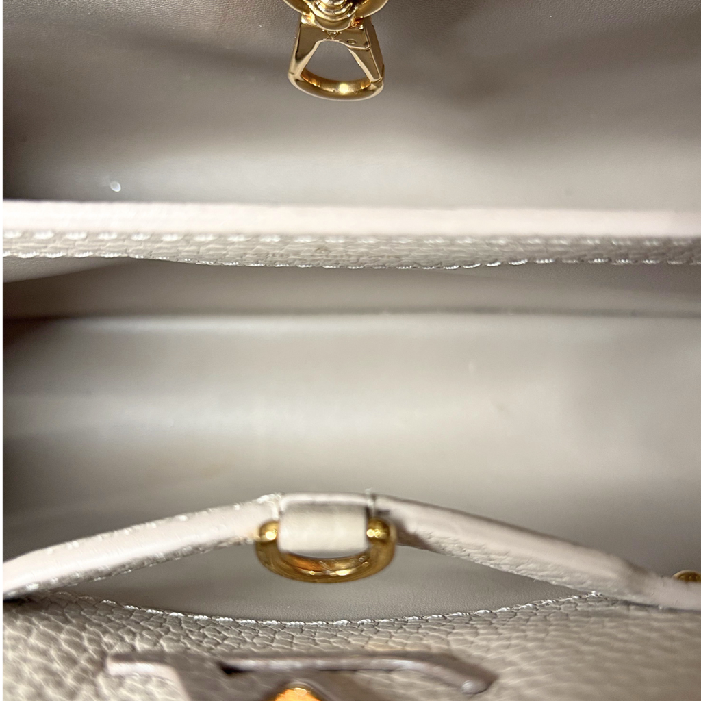 Capucines BB Taurillon Leather Multicolor Gold Hardware