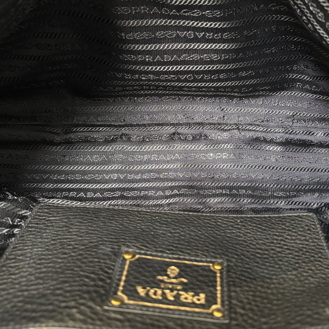 Vitello Daino Tote Bag Gold Hardware