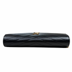 Cassandre Wallet On Chain Small Black Caviar Leather Gold Hardware