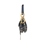 Mini Saddle Bag Oblique Jacquard Gold Hardware