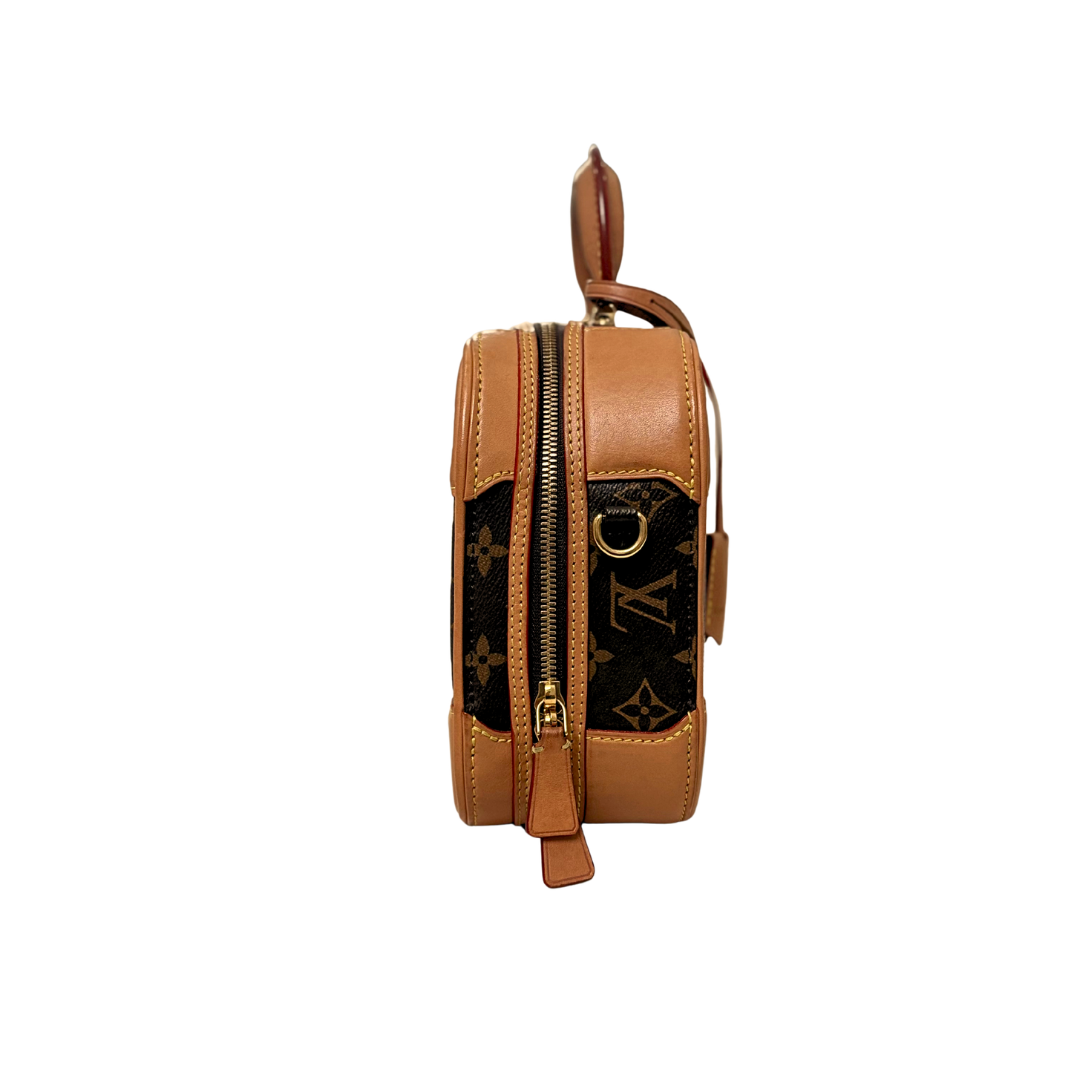 Valisette Bag BB Monogram Canvas  Gold Hardware