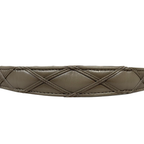 Go 14 MM Mallatage Khaki Lambskin Leather Silver Hardware