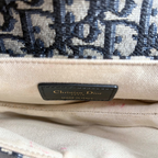 Mini Saddle Bag Oblique Jacquard Gold Hardware