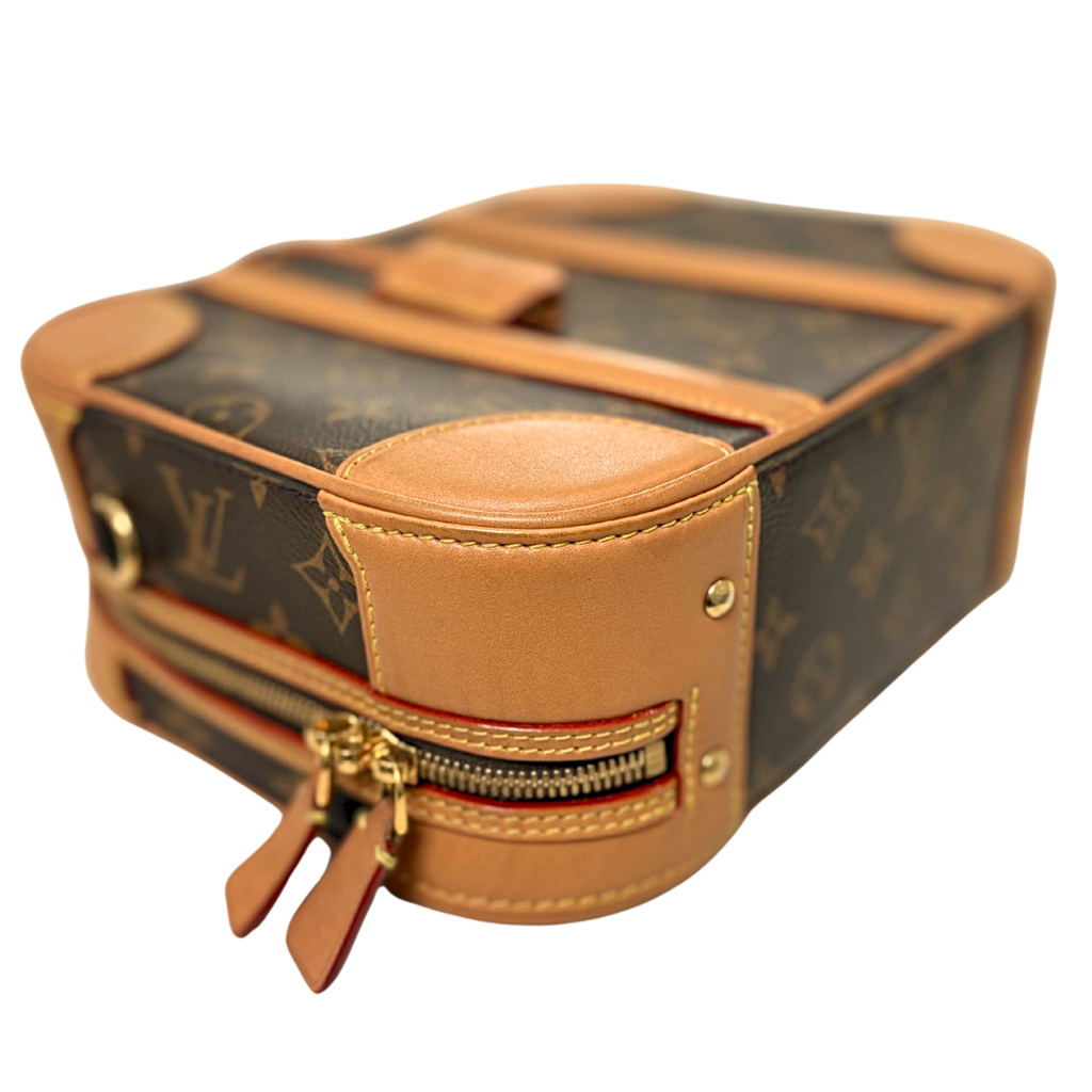 Valisette Bag BB Monogram Canvas  Gold Hardware