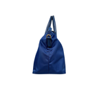 Tessuto Nylon Bag Blue Gold Hardware