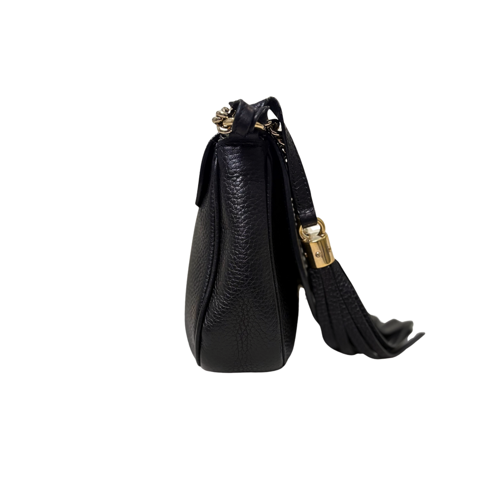Soho Disco Bag Black Gold Hardware