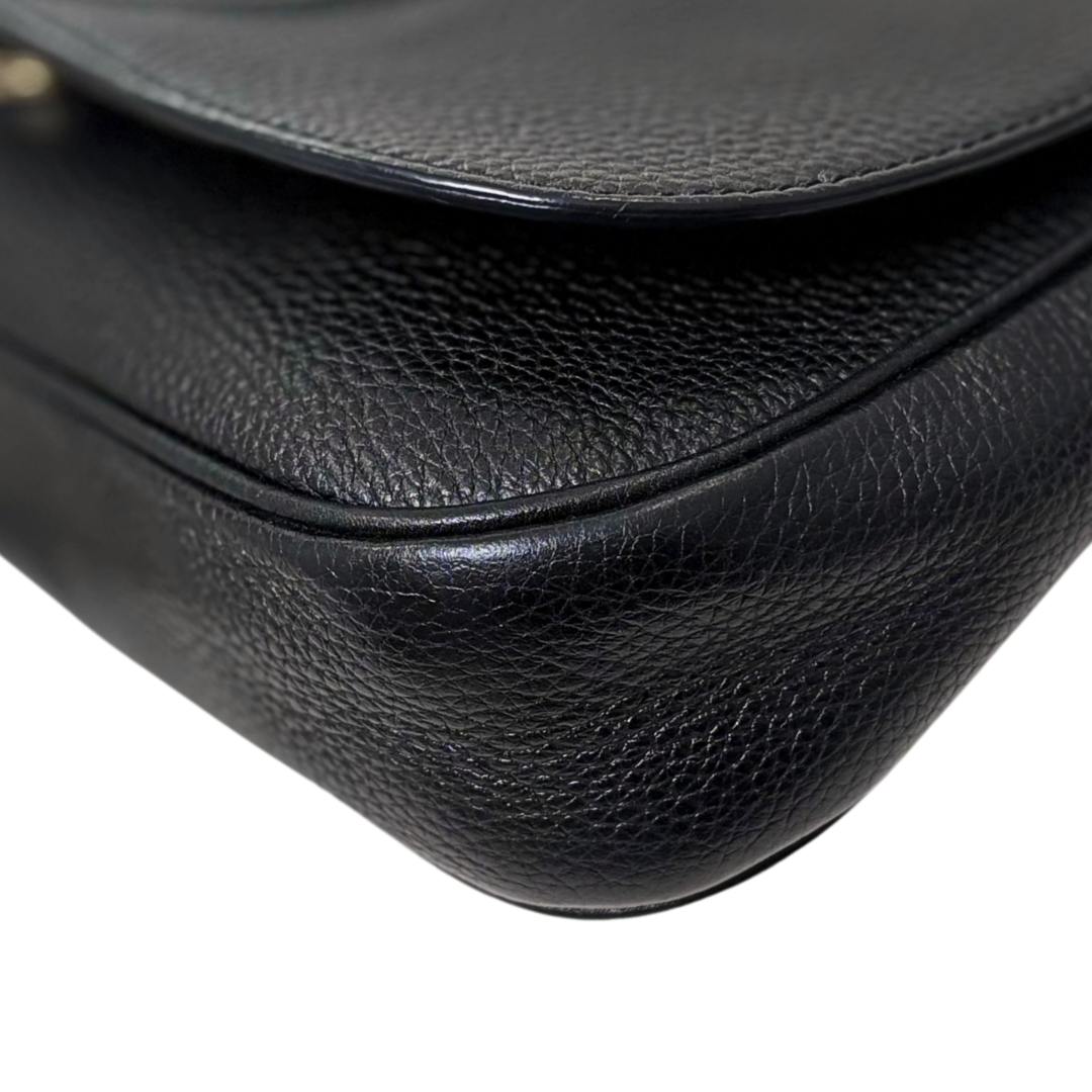 Soho Disco Bag Black Gold Hardware