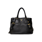 Vitello Daino Tote Bag Gold Hardware