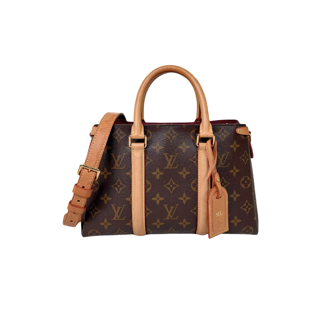 Soufflot BB Monogram Canvas Gold Hardware