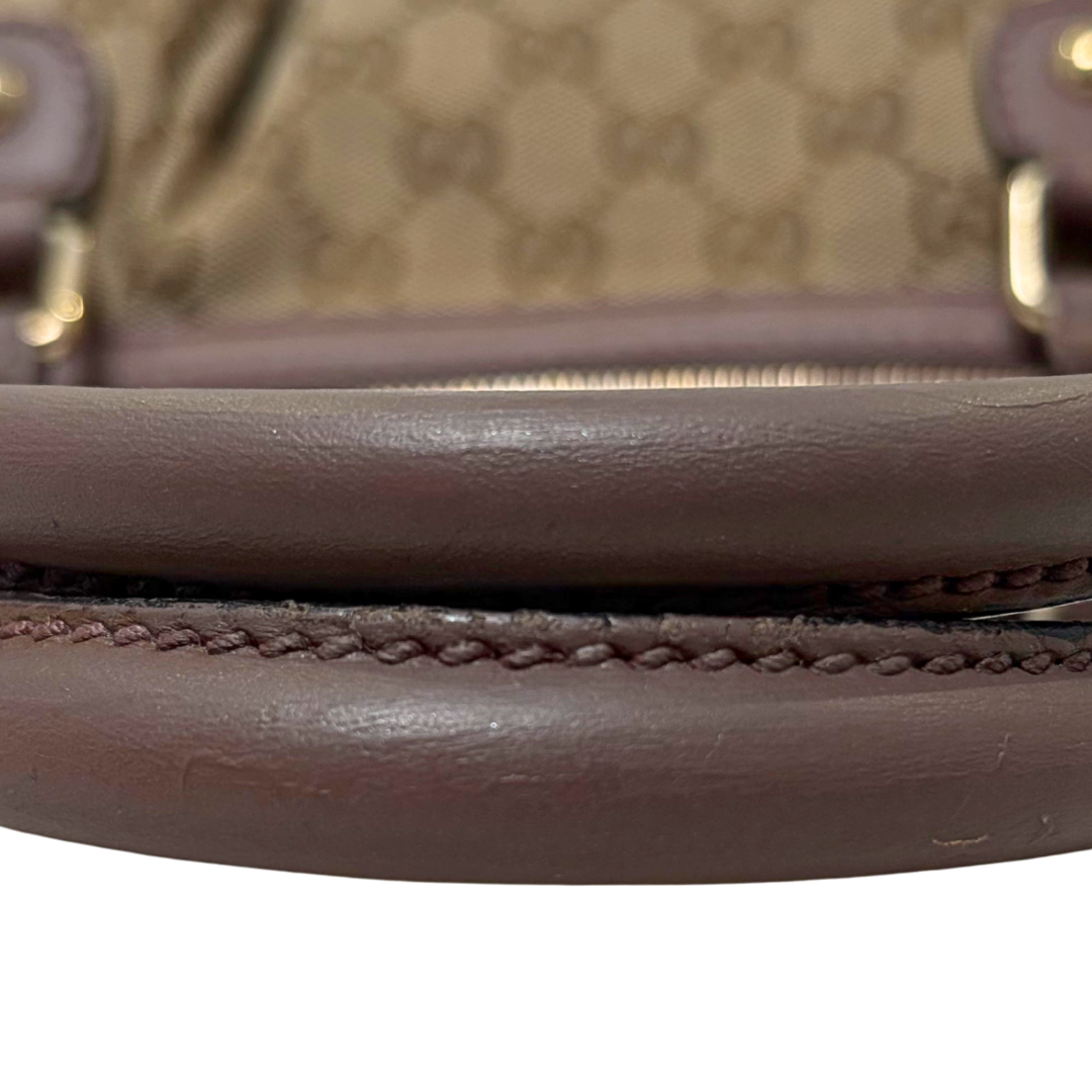 Sukey Bag GG Supreme Canvas Gold Hardware