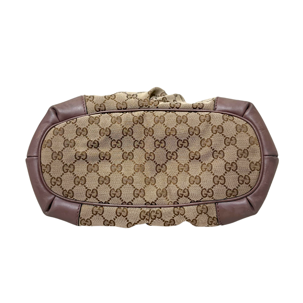 Sukey Bag GG Supreme Canvas Gold Hardware