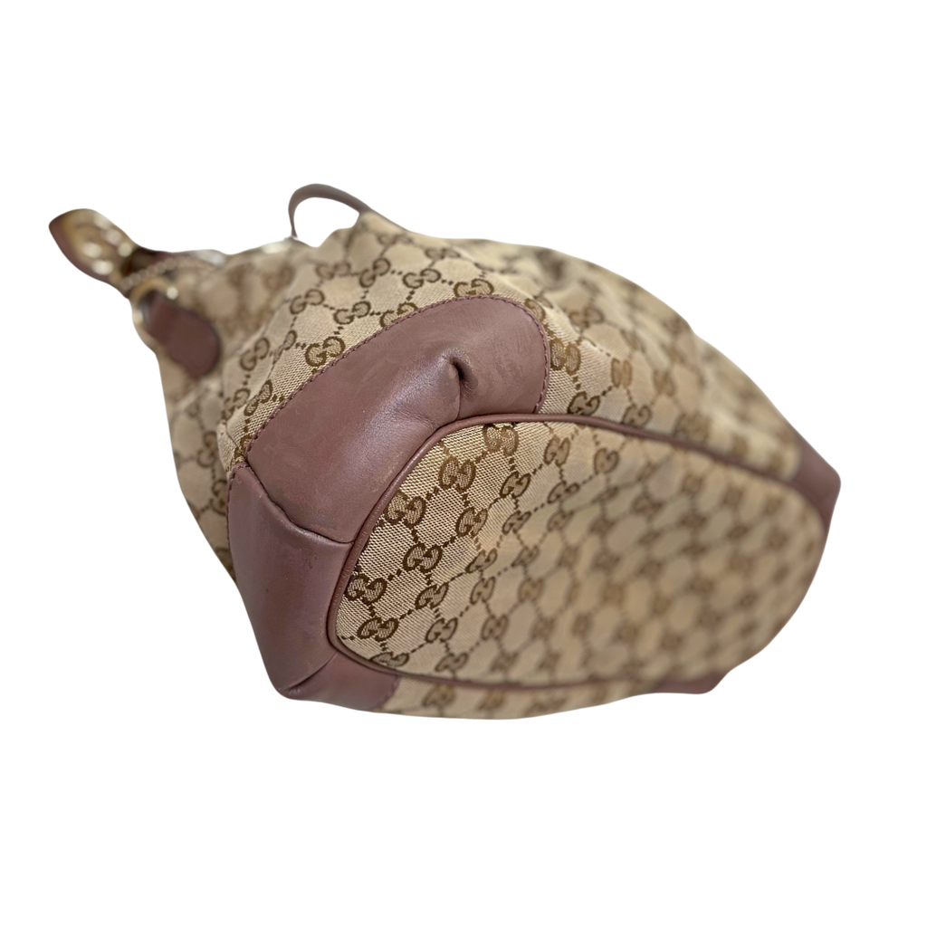Sukey Bag GG Supreme Canvas Gold Hardware