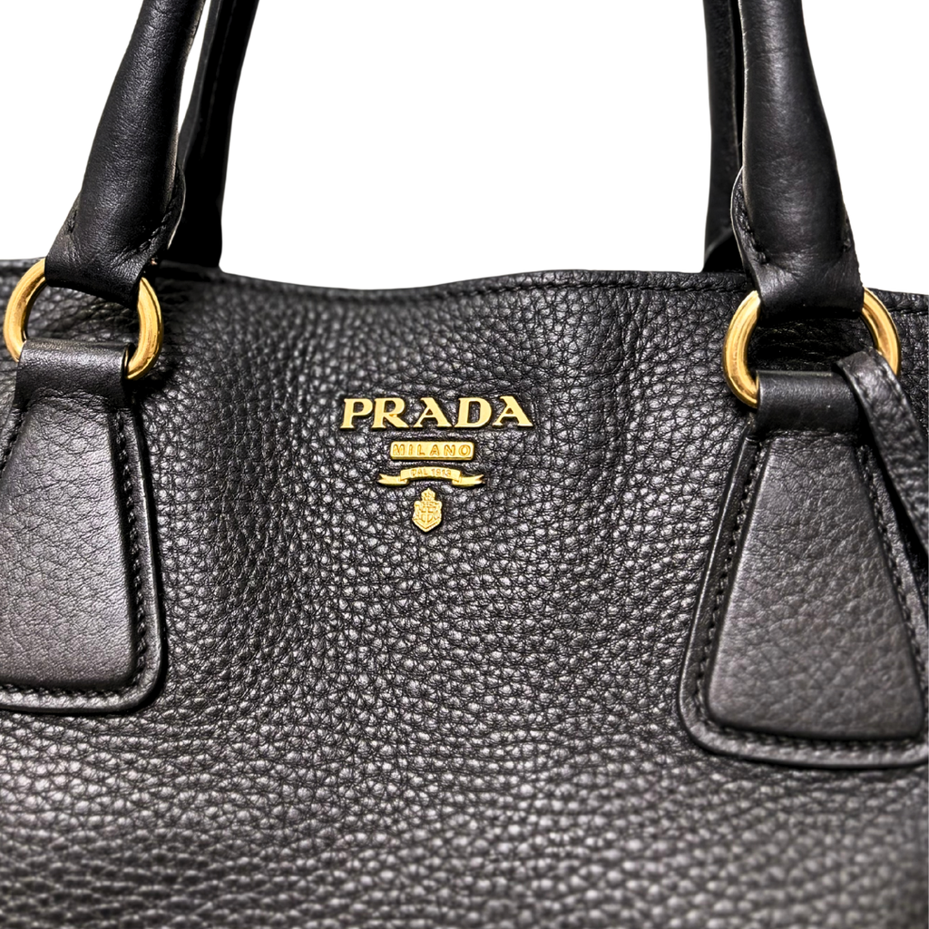 Vitello Daino Tote Bag Gold Hardware
