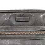 Imprime Messenger Bag Black GG Coated Canvas Silver-Tone Hardware