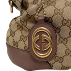 Sukey Bag GG Supreme Canvas Gold Hardware