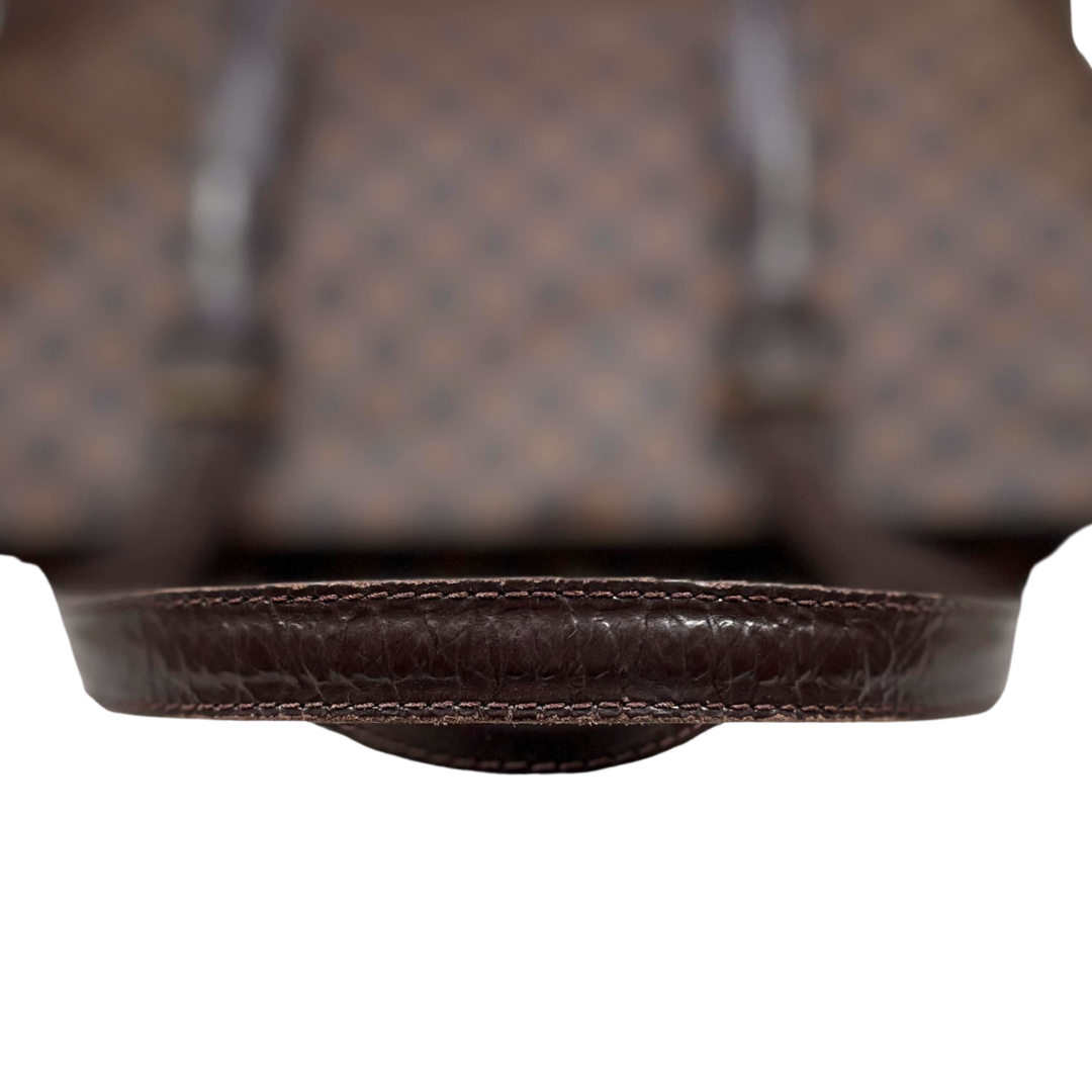 Chelsea Tote Bag Damier Ebene Canvas Gold Hardware